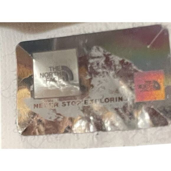 Woman’s Black 2017 North Face Large W Foil Jumbo Logo Hoodie W Pocket NWT READ - Picture 15 of 16